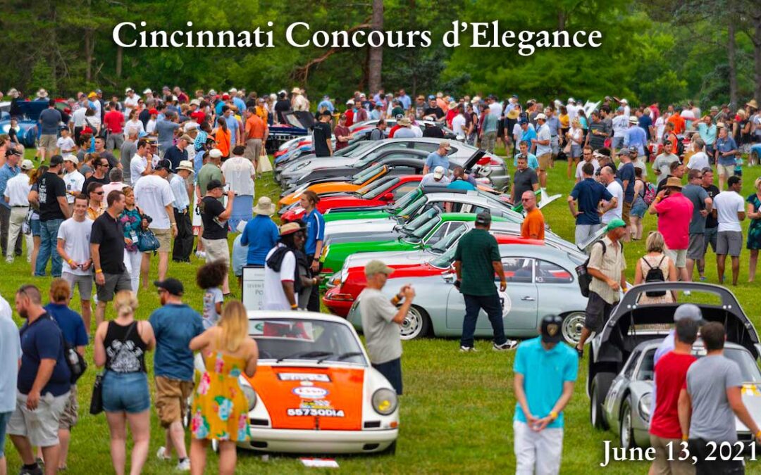Cincinnati Concours d’Elegance Car Show at Ault Park on June 13, 2021