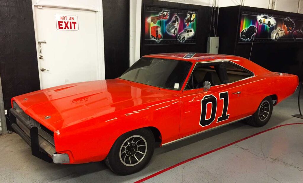 The General Lee Car from the TV Series The Dukes of Hazzard