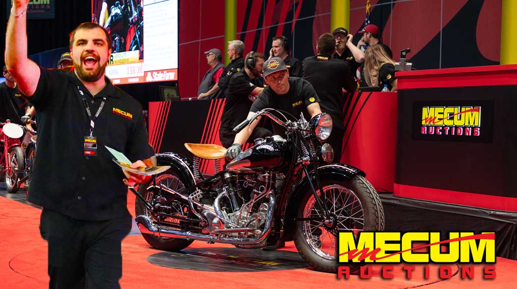 Mecum’s  30th Annual Vintage & Antique Motorcycle Auction in Las Vegas Starts April 28, 2021