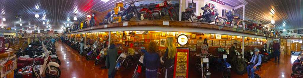 lots of motorcycles