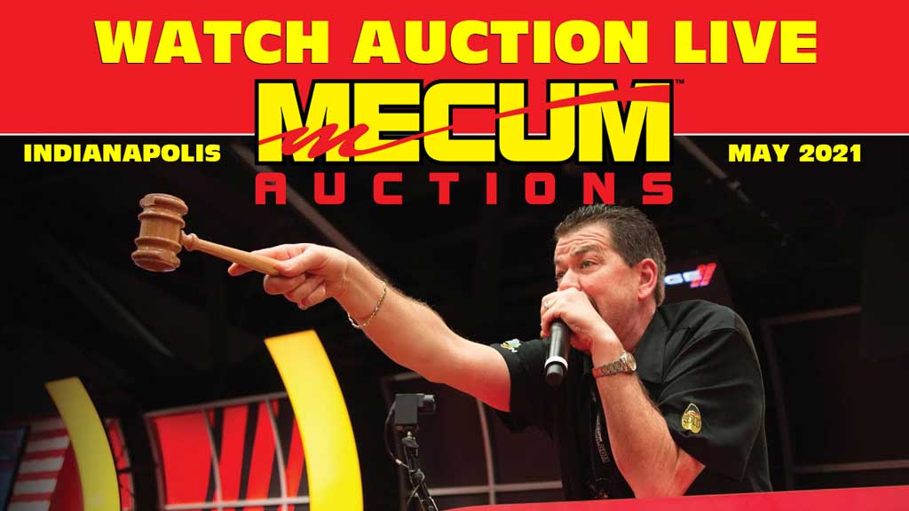 Watch Mecum Auction Live Streaming from Indianapolis Indiana (INDY May 2021)