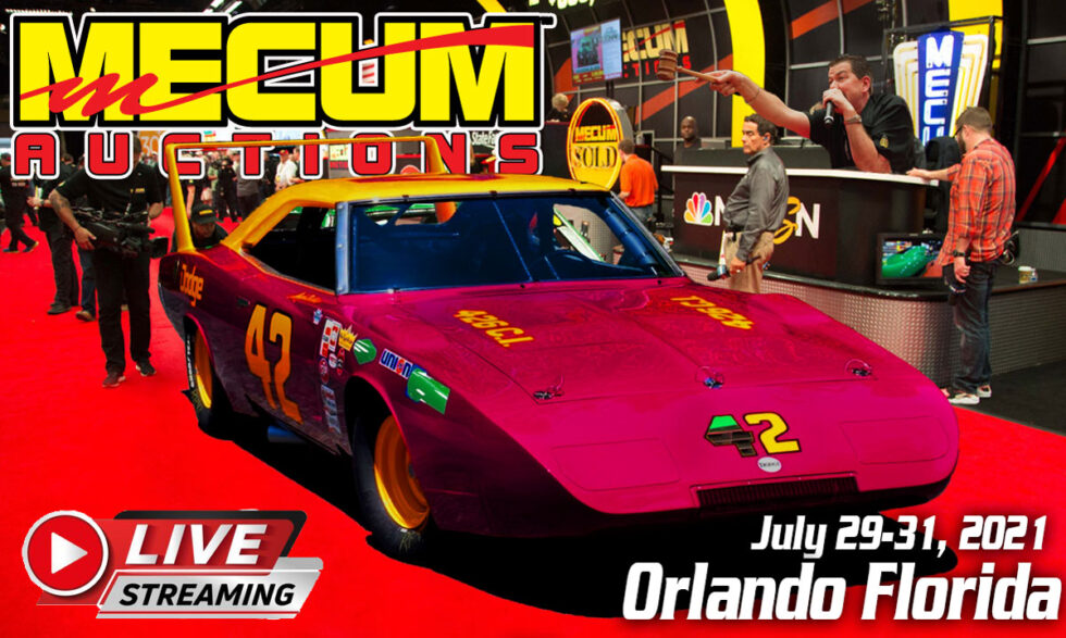 Watch Mecum Auction +1000 Vehicles From Orlando Florida on July 2931