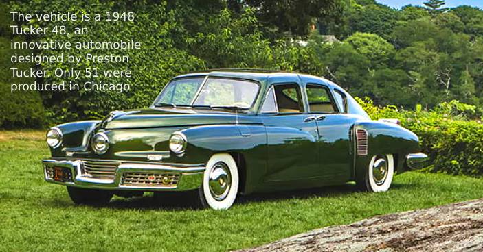A 1948 Tucker 48 car