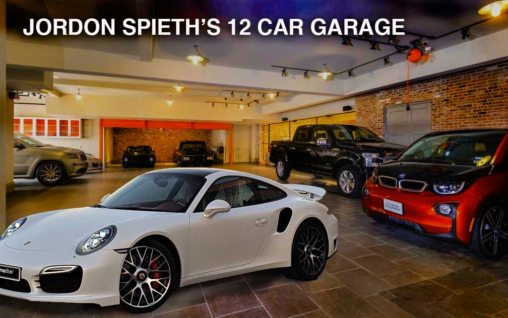 Jordan Spieth Private Car Collection Garage 