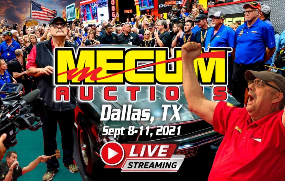 Watch The Mecum 1,000 Vehicle Super Auto Auction Streaming Live Here