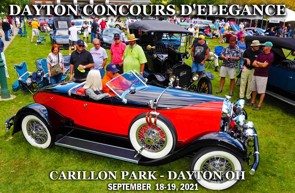 The Dayton Concours d’Elegance Opens In Carillon Park, Dayton, OH On September 18, 2022