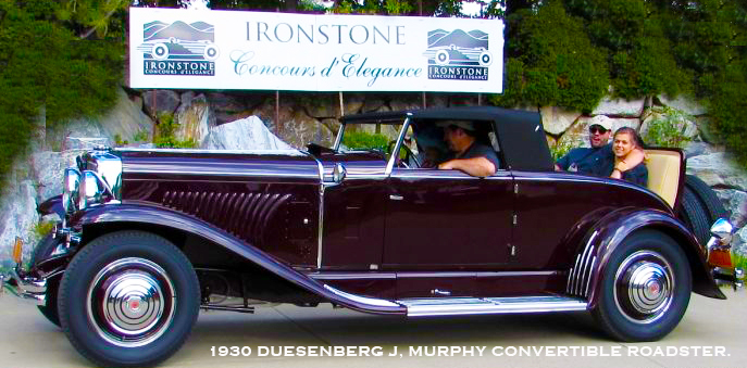 1930 Duesenberg J, Murphy Convertible Roadster.