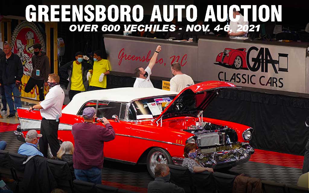 GAA Auto Auctions Hosting Over 600 Collectible Cars & Memorabilia November 4-6, 2021