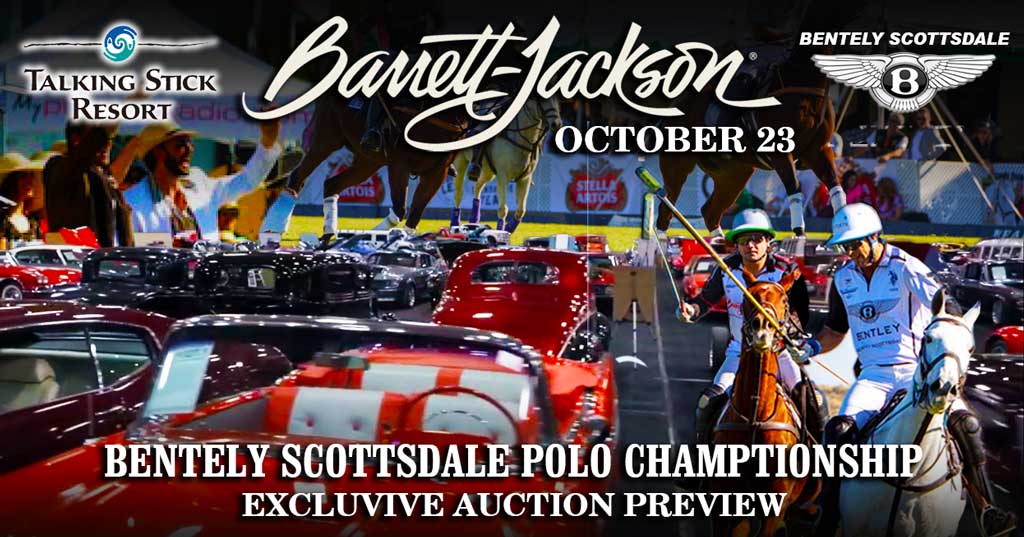 Barrett Jackson Auction Car Preview at The Bentley Scottsdale Polo Championships