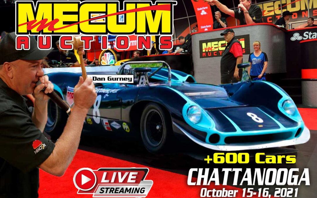 Mecum Auction in Chattanooga Selling Over 600 Classic Vehicles Over Weekend October 15-16, 2021