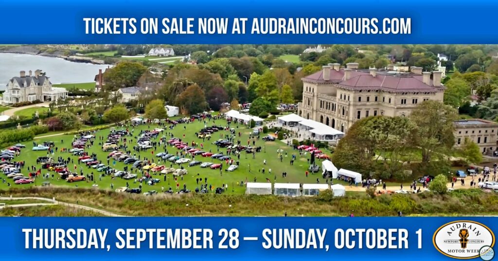 The All-Inclusive Pass for Audrain Concours and Motor Week provides access to all events. It covers a week-long museum bundle, entry to Wine by the Water, both nights of Hilltop Hangout, and VIP access at the Concours d'Elegance and the Village Lounge.