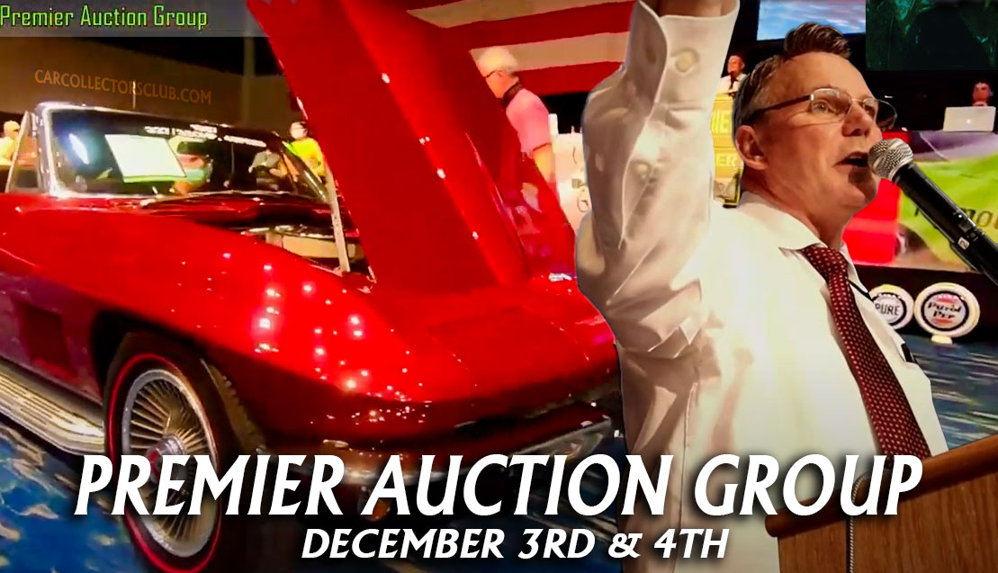 400 Cars To Be Auctioned at the Premier Auction Group December 3rd & 4th 2021