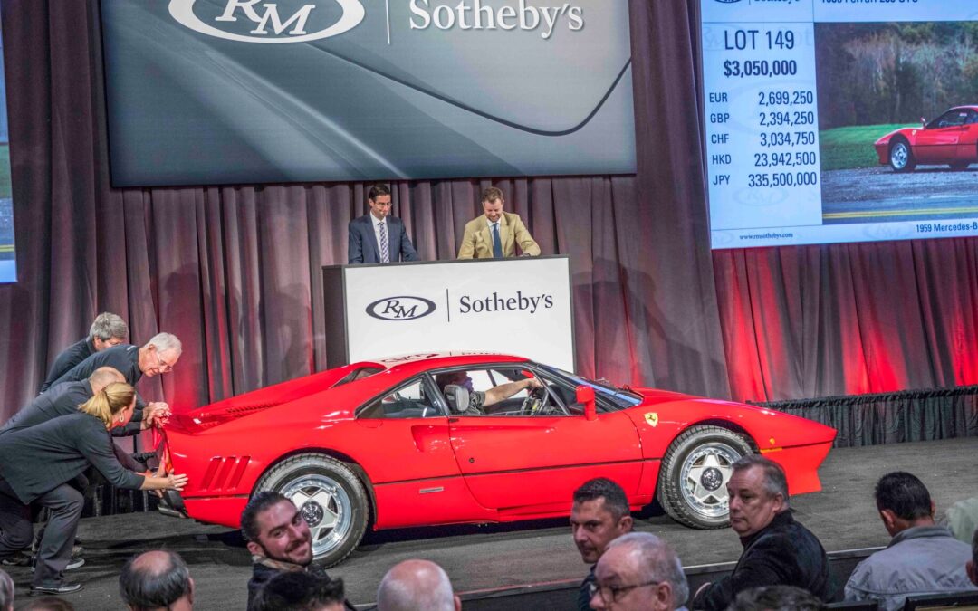 RM Sotheby’s Annual Classic Car Auction Live From The Biltmore Resort & Spa in Phoenix Arizona Starts January 27, 2022