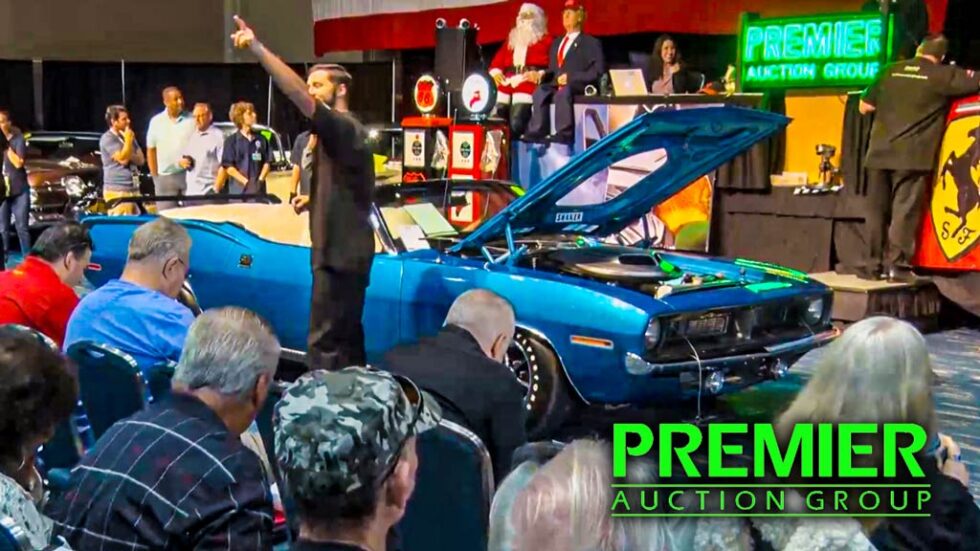 Watch The Premier Auction Group +400 Car Auction Live From The