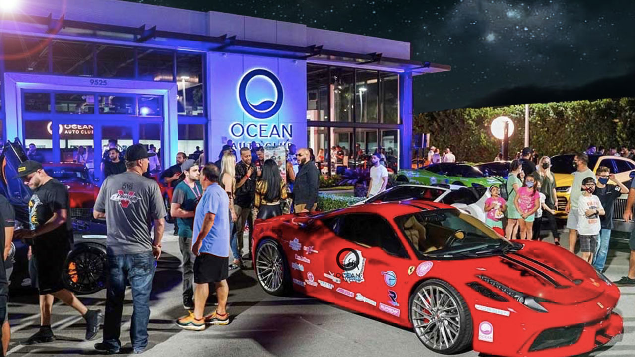 The Ocean Auto Club Grand Opening in Doral Florida