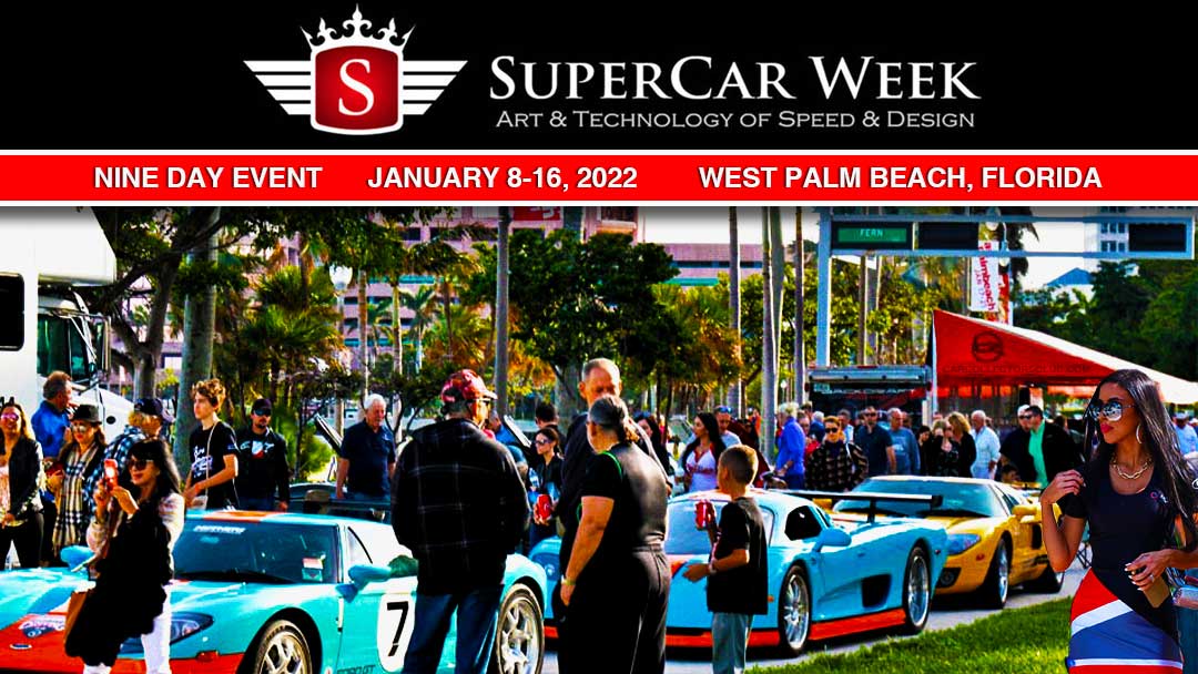 Supercar Week West Palm Beach Florida January 2022