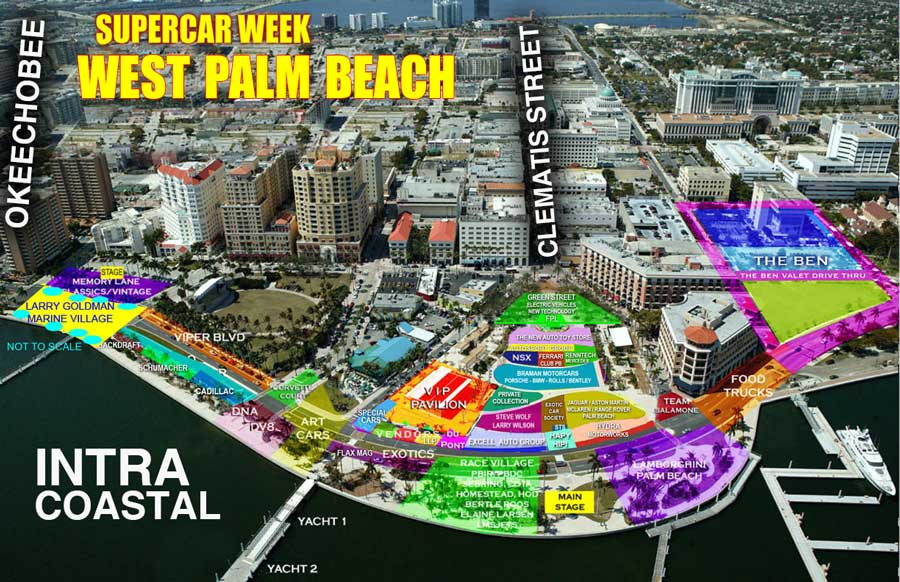Map and Directions to the West Palm Beach Car Show
