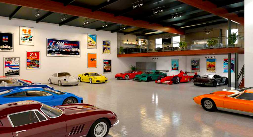 The Largest Car Condo Within The Finishing Line Car Club 