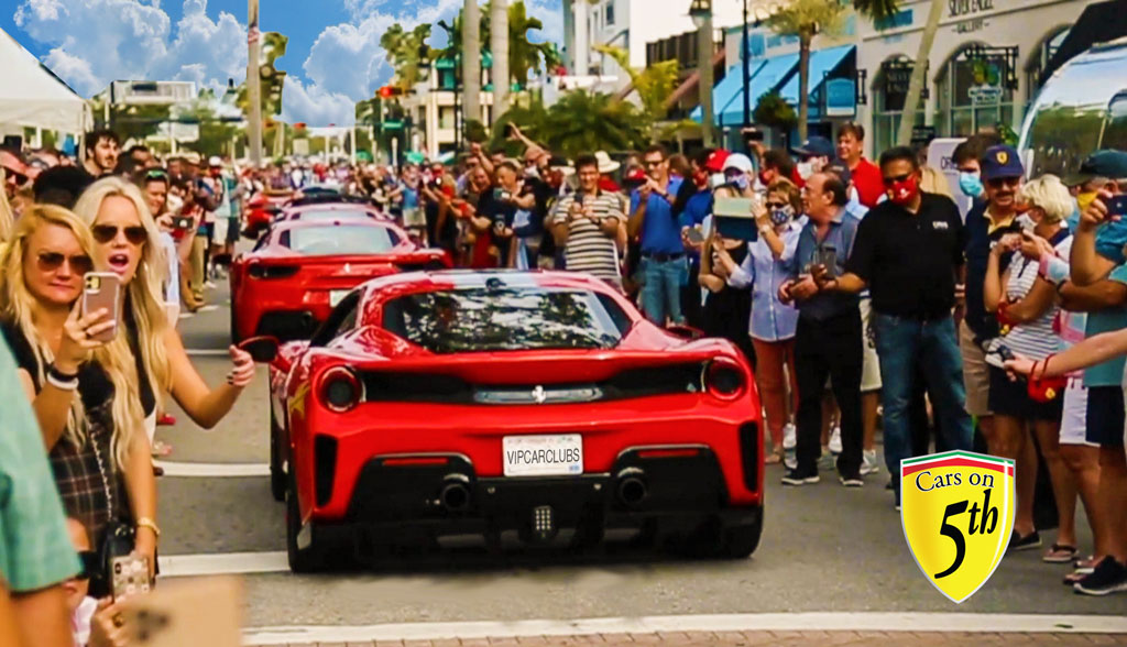 Cars on Fifth In Naples Car Show