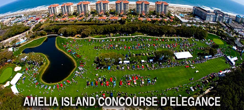 Aerial View Amelia Island Concours d'Elegance