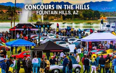 Concours In The Hills Car Show Will Feature Over 1,000 Classic Collectible Cars In Fountain Hills Arizona (February 18, 2024)