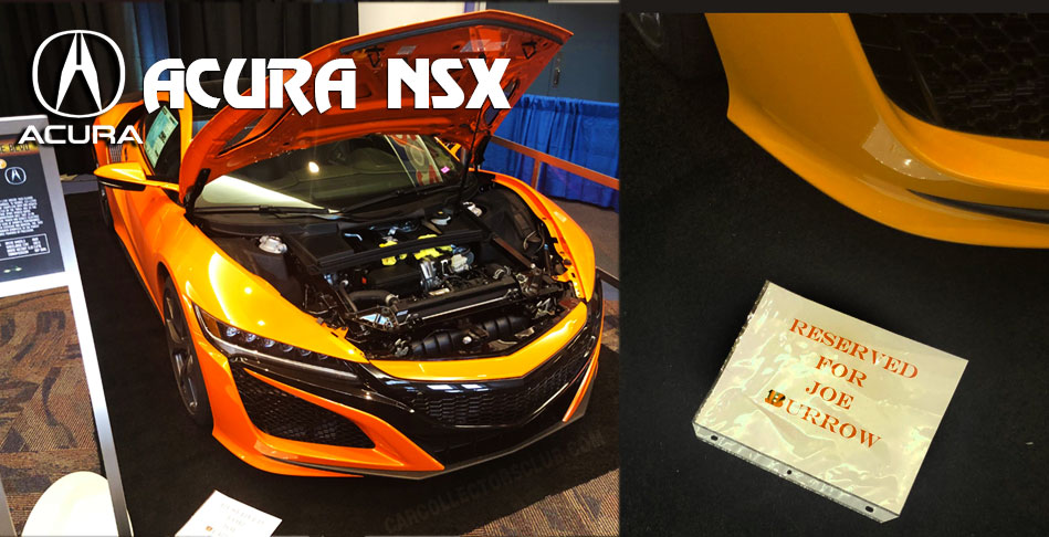 Joe Burrow Newest Car may be this Acura NSX Supercar as seen by the hold sticker card.