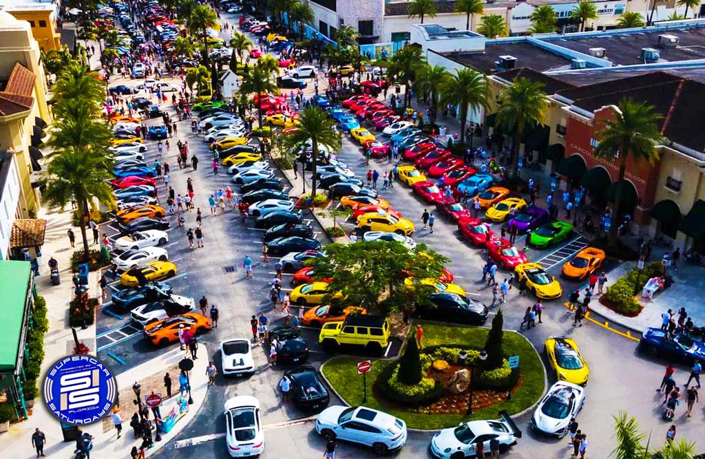 Car Show With Over 200 Supercars