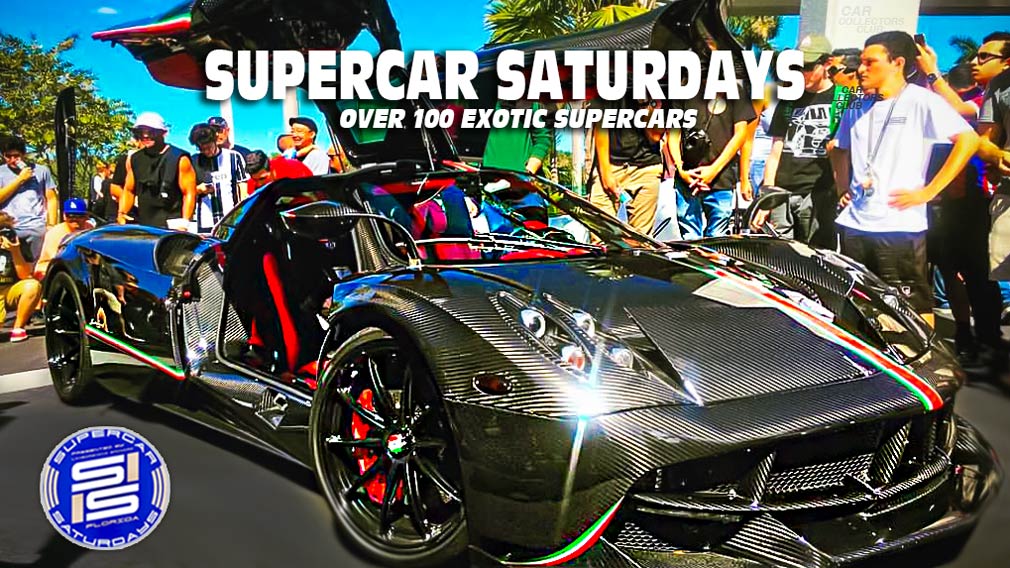 The Supercar Saturdays Crew Will Line Up Over 100 Exotic Supercars In Miami On October 8, 2022