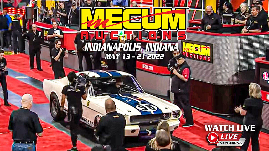 1965 Shelby Mustang At The Indianapolis Mecum Auction at the Indiana State Fairgrounds