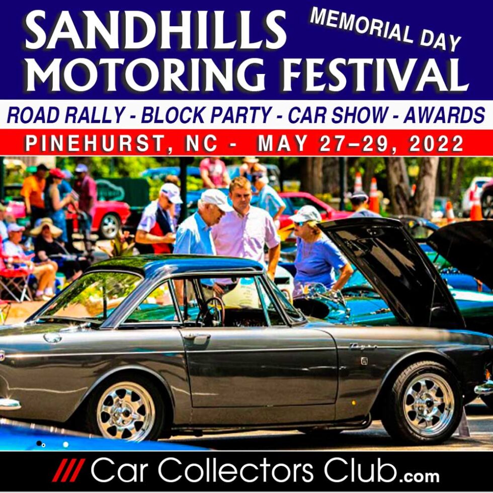 The Sandhills Motoring Festival & Car Show Launches Memorial Day Weekend in Pinehurst NC (May 27