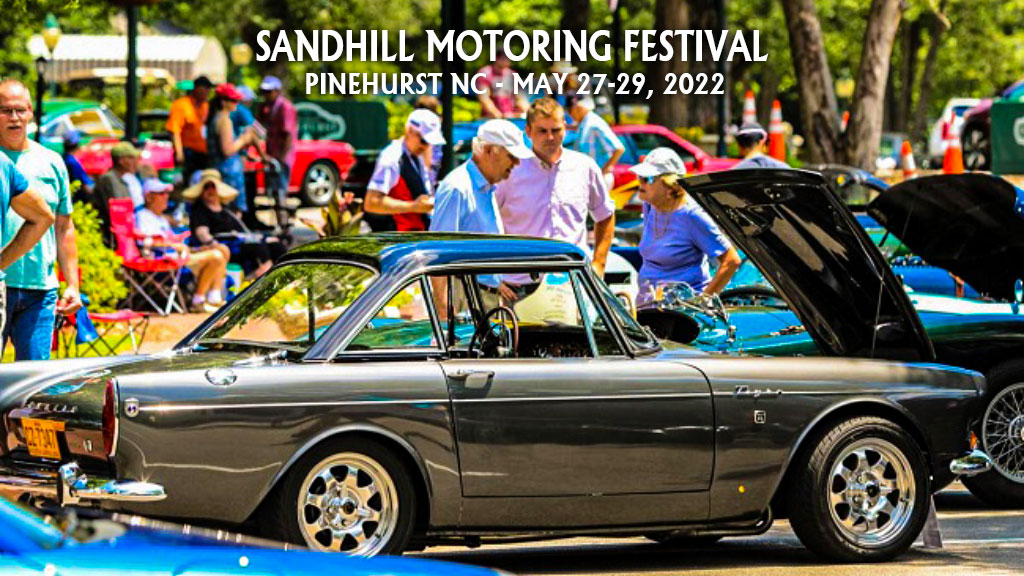 The Sandhills Motoring Festival & Car Show Launches Memorial Day Weekend in Pinehurst NC (May 27–29, 2022)
