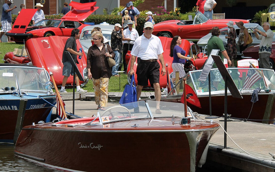Keels & Wheels Concours d’Elegance Launches Classic Car & Vintage Boat Show at the Lakewood Yacht Club TX (Sunday, May 7 2023)