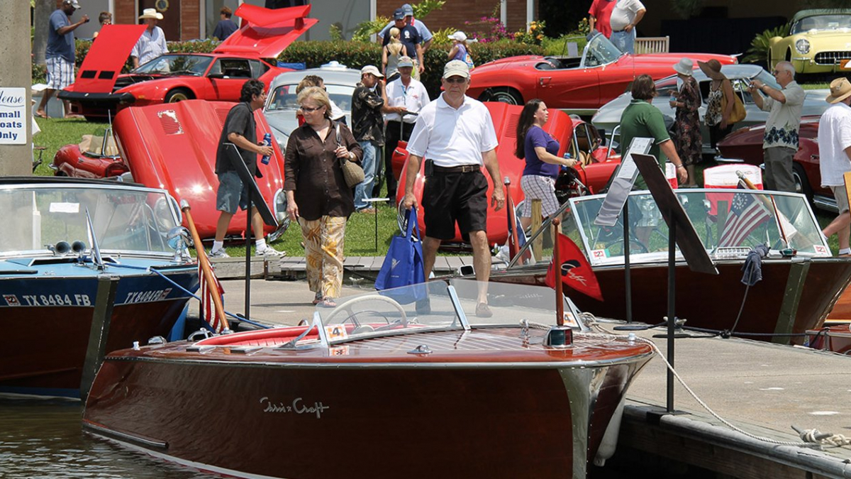 Concours Car and Boats on display