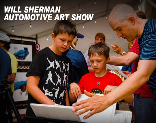 William Sherman Automotive Art Show