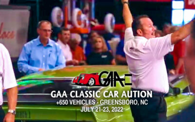 Watch The Greensboro Classic 750 Collectible Car Auction Broadcast Live From Greensboro, NC on November 3-5, 2022