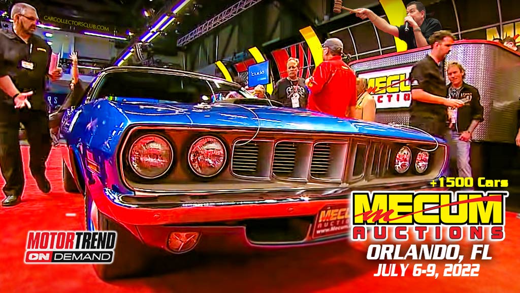 Mecum Auto Auction At The Orange County Convention Center in Orlando, Fl (July 6-9, 2022)