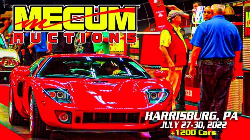 Mecum Auction To Sell Over 1200 Collectible Cars in Harrisburg PA on