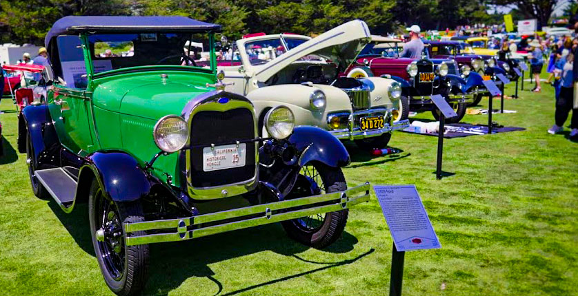 Vintage Cars at the Car Show