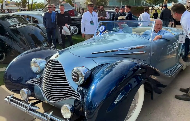 Best In Show 20231947 Talbot-Lago 126 Record Cabriolet Owner Ray Kinne