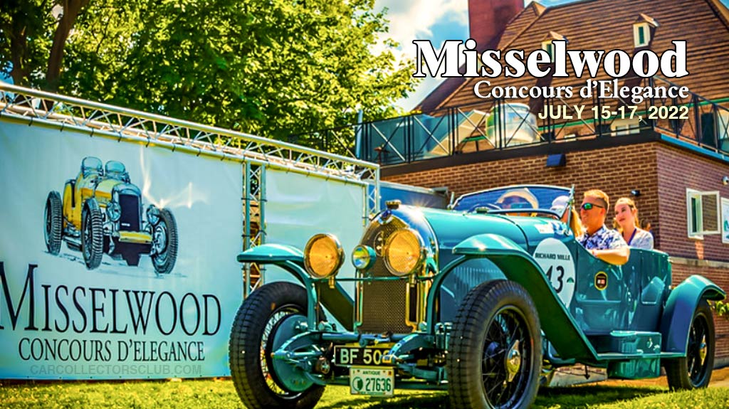 Misselwood Concours d’Elegance Celebrates its 12th Anniversary at Boston’s Endicott College on July 15-17, 2022