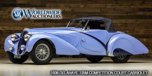 1936 Delahaye 135M Competition Court Cabriolet