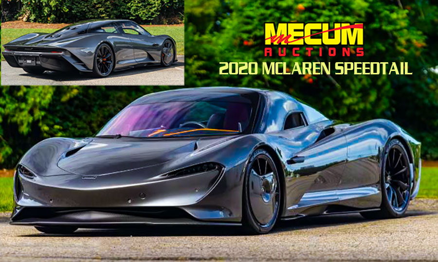 This 2020 McLaren Speedtail Supercar is only number 77 of 106 ever produced