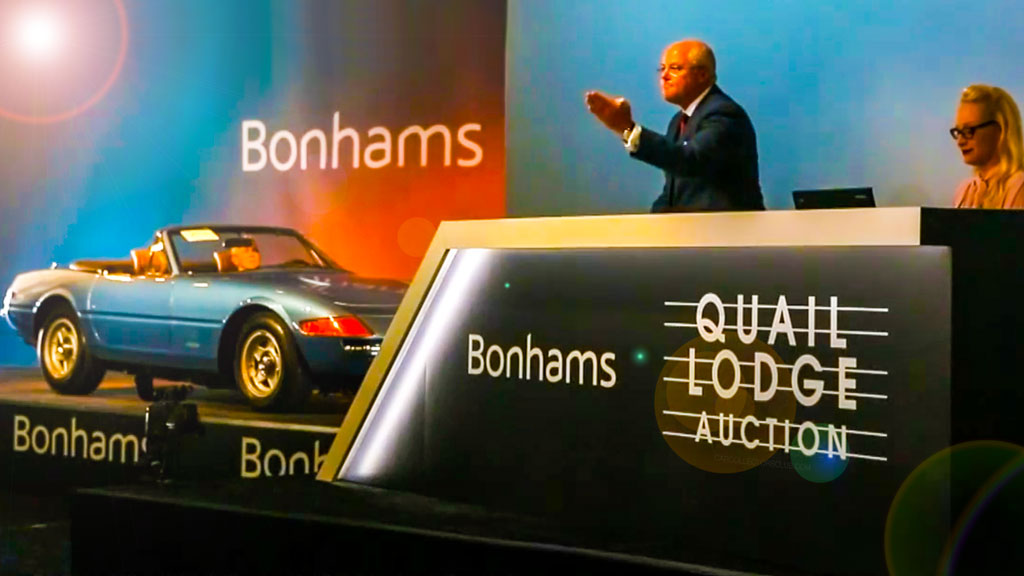 Car Being Auctioned at the Bonhams Auction