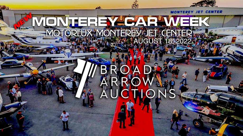 Broad Arrow Auction Takes Place At The at Monterey Jet Center