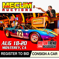 Mecum Auction Monterey Week Pebble Beach August 2022