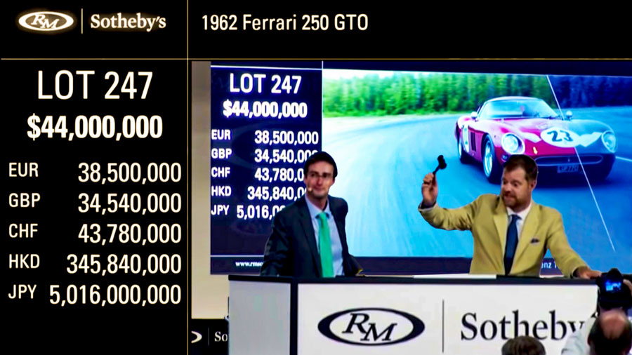 RM Sotheby’s Auction At Monterey Car Week In Pebble Beach Aug 17-20 2022