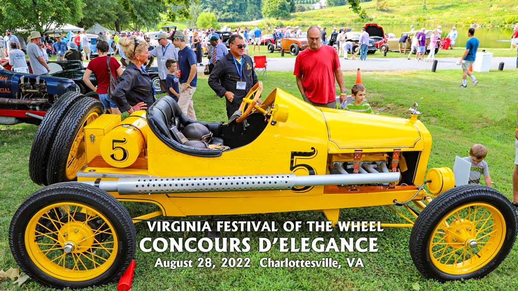 The Virginia Festival of The Wheel Concours Welcomes The “Cars of the Autobahn” to Charlottesville, VA (August 28, 2022)