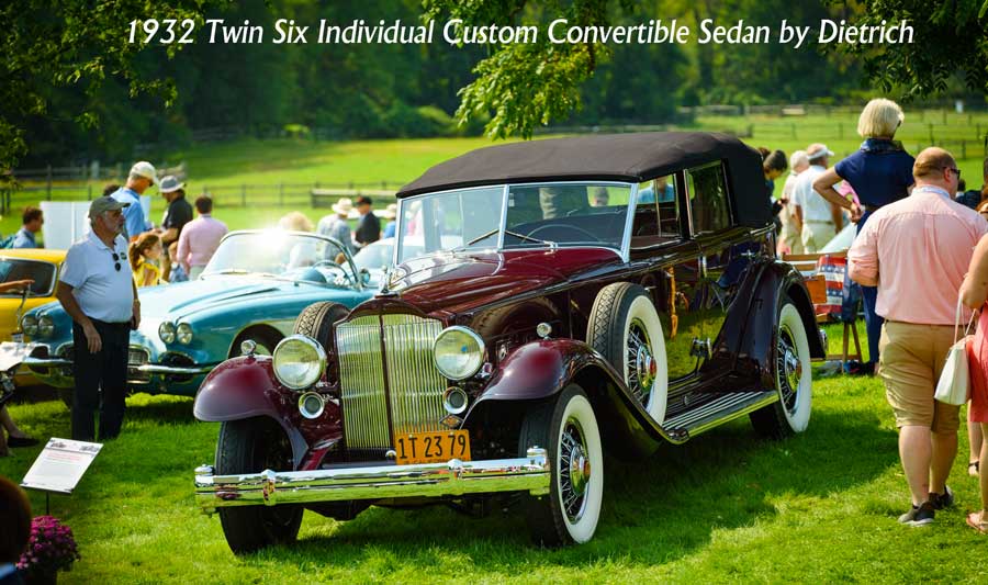 1932 Twin Six Individual Custom Convertible Sedan by Dietrich Although Dietrich had begun building custom coachwork for Packard in the mid-Twenties, its most prestigious designs were the Individual Customs. 