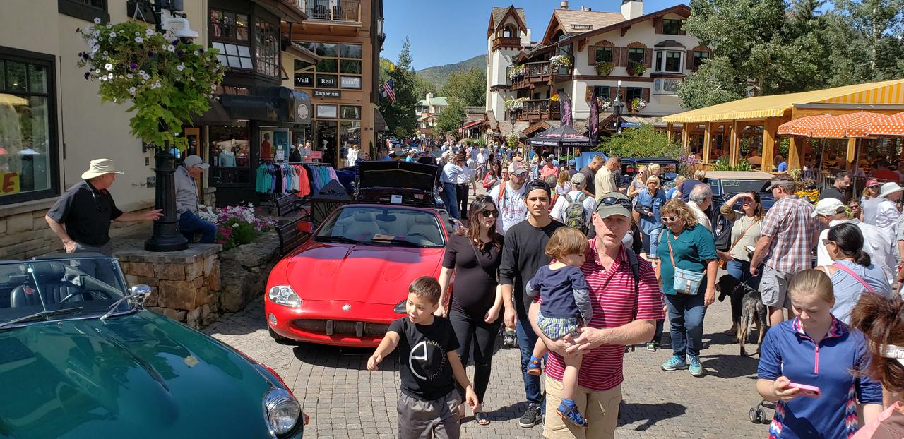 Car Show in downtown Vail, Colorado 