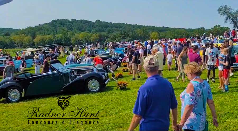 The Radnor Hunt Country Club For The Annual Concours d'Elegance,